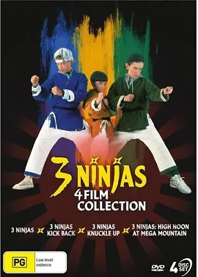 3 Ninjas: 4 Film Collection [New DVD] Australia - Import NTSC Region 0 • $49.79