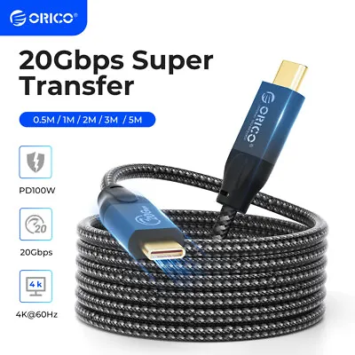 ORICO USB-C Type-C To HDMI HDTV Cable Adapter 4K Audio Video AV 60Hz 20Gbps Mac • $12.79
