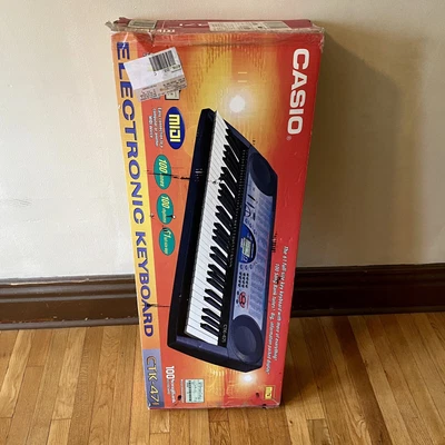 $55 • Buy Casio CTK-471 Musical Information 61 Key Electronic Keyboard MIDI Workstation IB