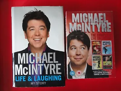 Michael McIntyre Comedy DVD Boxed Set NOS Sealed Plus Used Autobiography Book • £2.99