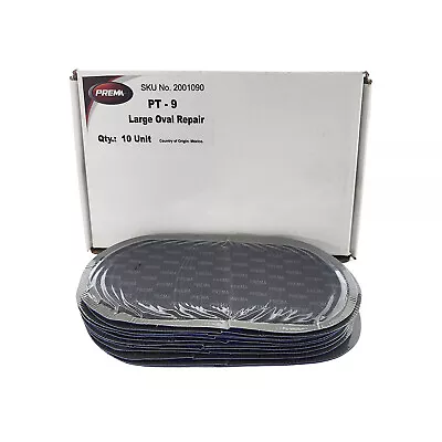 PREMA PT-9 10 Units Of 6x3 Inch Vulcanizing Patches For Tire Inner Tube Repair • $21.99