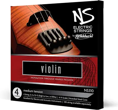 D'Addario NS Electric Violin String Set 4/4 Scale Medium Tension • $37.75