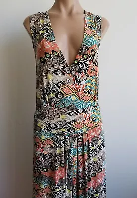  Taillissime La Redoute Creation V Neck Sleeveless Long Maxi Dress Size Large  • $37.77