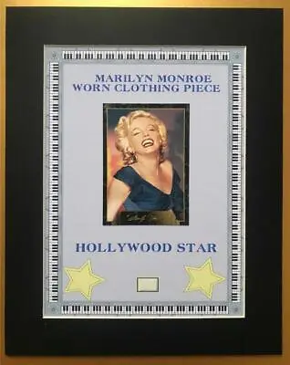 Marilyn Monroe  #3 Personally Owned & Worn Tiny Clothing Piece & Free Gifts • $31.10