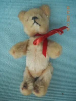 Schuco Mini Tricky Yes No Teddy Bear C1950s Mohair Plush Over Metal 13cm 5in Vtg • $275