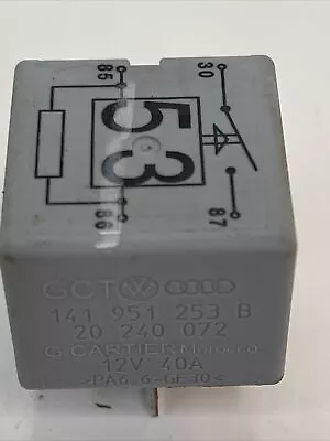 Oem Volkswagen Vw Passat Golf Jetta  Porsche Multi Purpose Relay 53 141951253b • $14.99