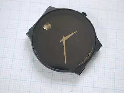 Movado Museum 32mm In PVD Black It Works Well Good Condition-thickness 3.5mm- • $125