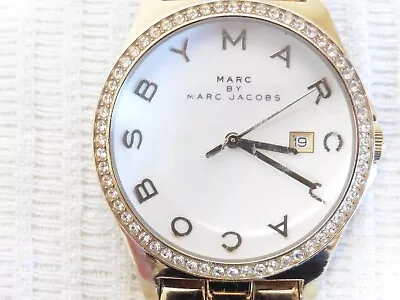 MARC BY MARC JACOBS Ladies Large Face WATCH - MBM3045 Retail £200 Used FREE POST • £35