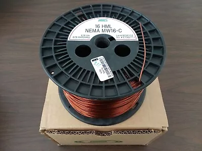 Mws Awg 16 Hml Nema Mw16-c Copper Magnet Wire Polyimide 240c Approx 10lbs • $115