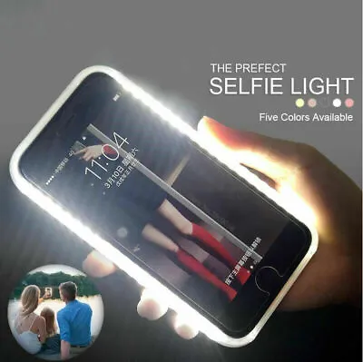 White Light Selfie LED Flash Phone Case For IPhone 8 Plus 11 Pro XS MAX • £6.99