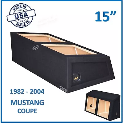 Ford Mustang Coupe 1982-04 15  Dual Sub Box Sub Enclosure For Kicker Solo Baric  • $300