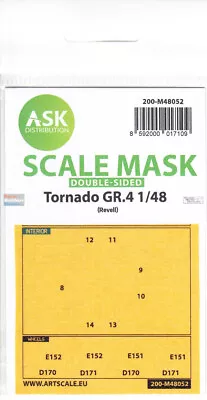 ASKM48052 1:48 ASK/Art Scale Mask [Double Sided]- Tornado GR.4 (REV Kit) • $17.09