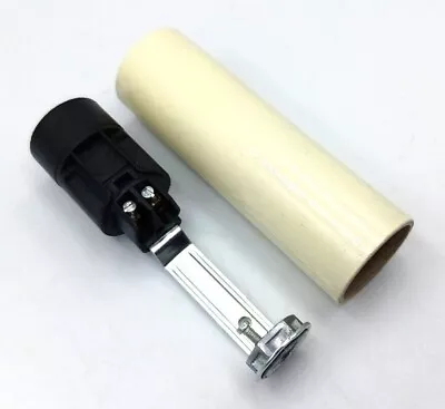 £6.49 • Buy Chandelier Candle Tube Cream Plain Card With E14 Lamp Holder 65mm Or 85mm High