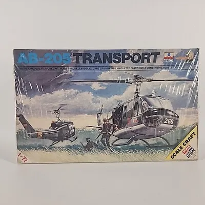 Scale Craft 1 72 AB-205 TRANSPORT Model Helicopter New Sealed #9005 Vintage • $24.50