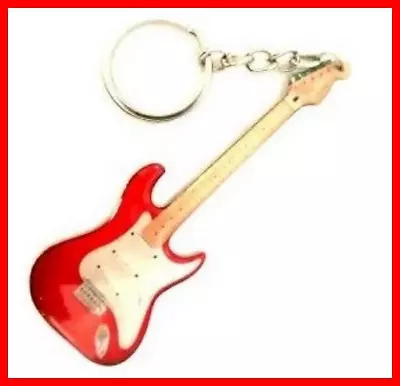 Dire Straits Mark Knopfler - Guitar Miniature Key Door! STRAT Red Rock US • $14.55