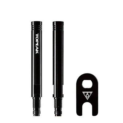 Topeak Presta Valve Extender Set With Tool 28mm 40mm Or 70mm For Deep Bike Rims • $11.95