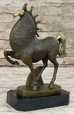 Abstract Horse Bronze By Milo Mid Century Collectible Handcrafted Sculpture • $124.50