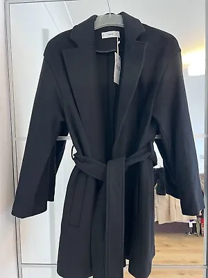 Mango Wool Coat Xs New  • £40