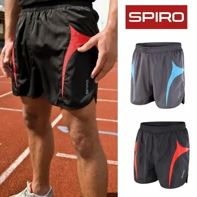 Spiro Sports Athletic Quick Drying Shorts (S184X) - Running / Gym / Keep Fit • £14.95