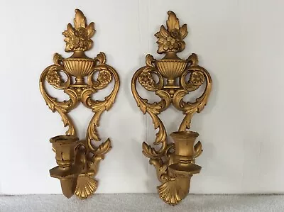 Pair Of Homco Wall Sconces Original • $15