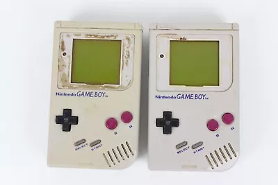 2x Nintendo Game Boy Original DMG Console - FAULTY - Wont Turn On - AS IS • $89.95