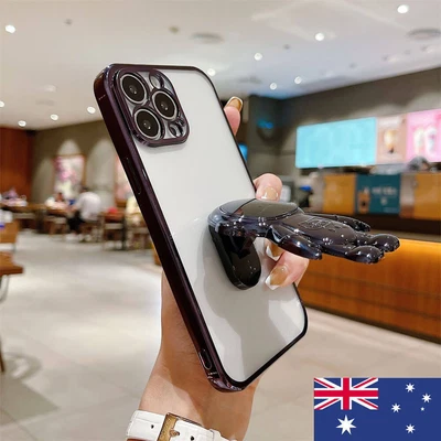 $9.21 • Buy For IPhone 14 Pro Max 13 12 11 Women Girls Cute 3D Astronaut Clear Case Cover