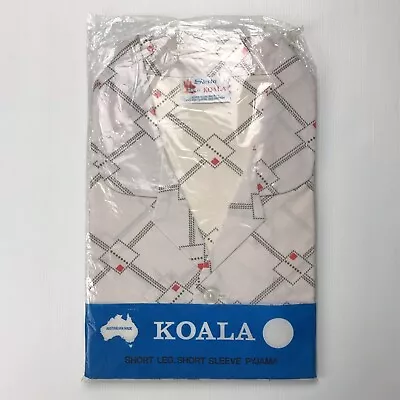 Siesta By Koala Vintage Retro Mens Pyjamas Cotton Size Medium Australian Made • $24