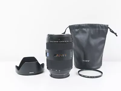 $950 • Buy Sony 24-70mm F2.8 ZA Vario Sonnar A Mount Lens ~Excellent Condition