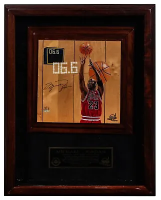 Michael Jordan Signed Last Dance Game Used Final Floor NBA Finals UDA Upper Deck • $29995