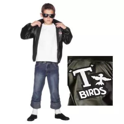 Officially Licensed Grease T-Birds Jacket Fancy Dress Costume Accessory • £21.99