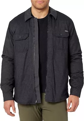 Eddie Bauer Men's Size Medium Faux Shearling Lined Shirt Jacket • $49.99