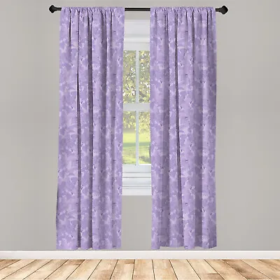 Lilac Curtains 2 Panel Set Romantic Syringa Garden • £19.99