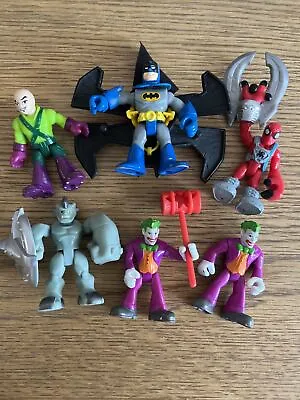 IMAGINEXT DC Super Friends Heroes & Villains Figures  X6 • £7.99