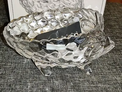 Godinger Shannon Crystal Hedgehog Dish Compote Footed Candy Bowl New Open Box • $12.99