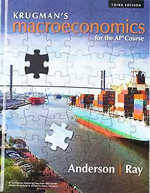 Krugman's Macroeconomics For The - Hardcover By Ray Margaret Anderson - Good • $42.91