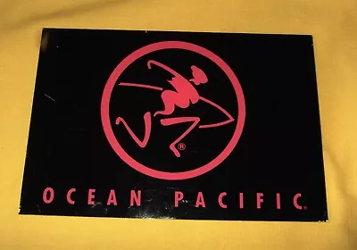 Vintage Ocean Pacific Acrylic Advertising Store Display Sign • $24.99