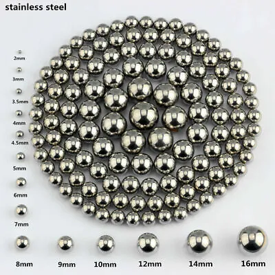 Lots Bearing Balls High Quality Stainless Steel Precision 1.5MM-16MM 10-10000PCS • $11.74