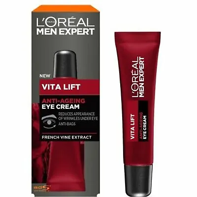 £9.99 • Buy L'Oréal Paris Men's Expert Vita Lift Anti-Ageing Eye Cream, 15ml