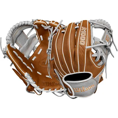 Wilson A1000 PF15 Pedroia Fit 11  Baseball Glove WBW10144111 RHT Brown/Grey • $199.99