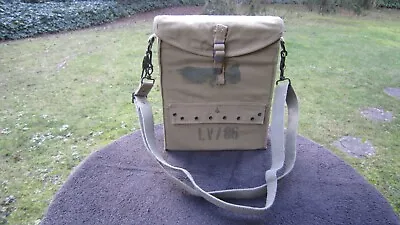 US WW2 / Army French Pouch Food Bags Medical Canvas Olive Drab + Strap Long • £80.60