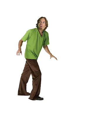 £40.14 • Buy Mens Shaggy Costume Scooby Doo Adult Fancy Dress Party Outfit Official Rubies
