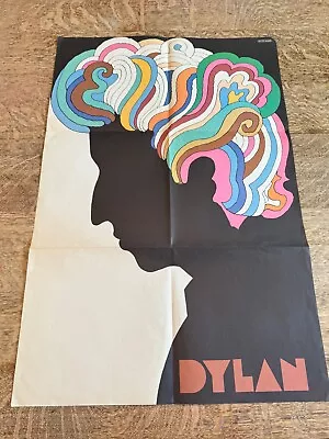 Vintage Original 1967 BOB DYLAN Poster By Milton Glaser 22x33  Record Insert • $24.99