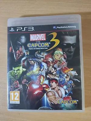 Marvel Vs Capcom 3 Fate Of Two Worlds With Manual - Playstation 3 PS3 • £10