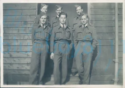 £10.80 • Buy 1940s RAF Waddington December 1947 Airbase Airmen In Uniform