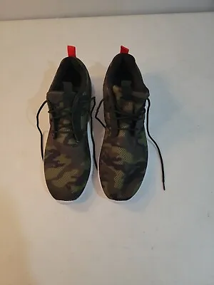 H&M Shoes 510310 Men’s Size 9 US  Mesh Trainers Camo Lace Up Sneakers New • $20.30