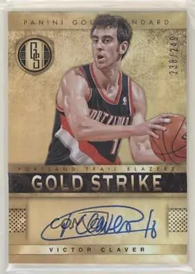 2012-13 Panini Gold Standard Strike Signatures /249 Victor Claver Rookie Auto RC • $15.84