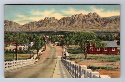 $9.99 • Buy Las Cruces NM-New Mexico, Organ Mountains, Viaduct, Vintage C1945 Postcard