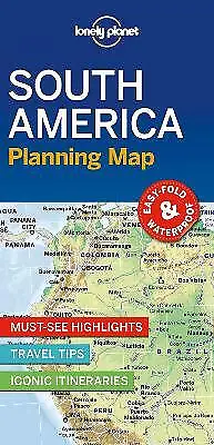 Lonely Planet South America Planning Map By Lonely Planet • £7.22