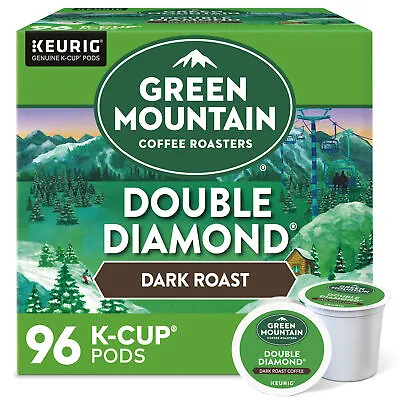 Green Mountain Coffee Double Diamond Keurig K-Cup Pod Dark Roast 96 Count • $49.99