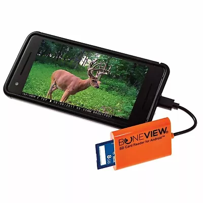 BoneView Trail Camera Viewer SD Card Reader For Android Phones Type C X MicroUSB • $19.95